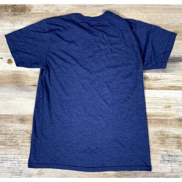 Nirvana Smiley Face Blue T-Shirt Size Medium - Picture 2 of 4